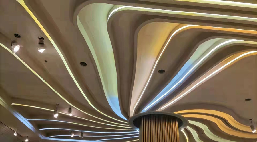 湖南懷化美美酒店GRG吊頂項目 湖南懷化美美酒店GRG吊頂項目