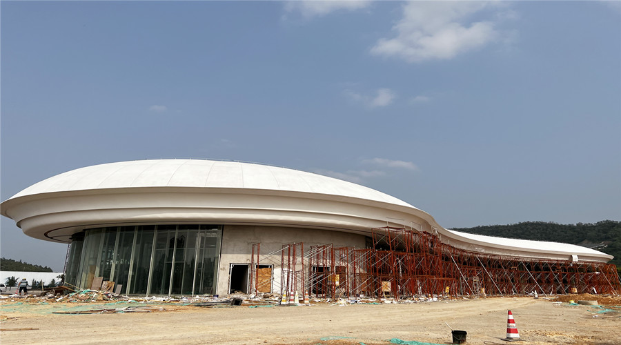 深圳沙田服務(wù)區(qū)GRC幕墻板項目 深圳沙田服務(wù)區(qū)GRC幕墻板項目