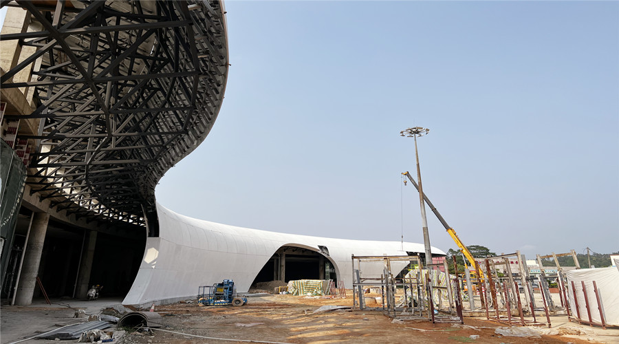 深圳沙田服務(wù)區(qū)GRC幕墻板項目 深圳沙田服務(wù)區(qū)GRC幕墻板項目