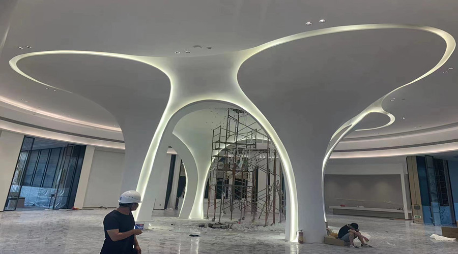 GRG石膏板安裝 GRG石膏板安裝