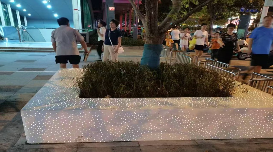 GRC透光混凝土坐凳 GRC透光混凝土坐凳