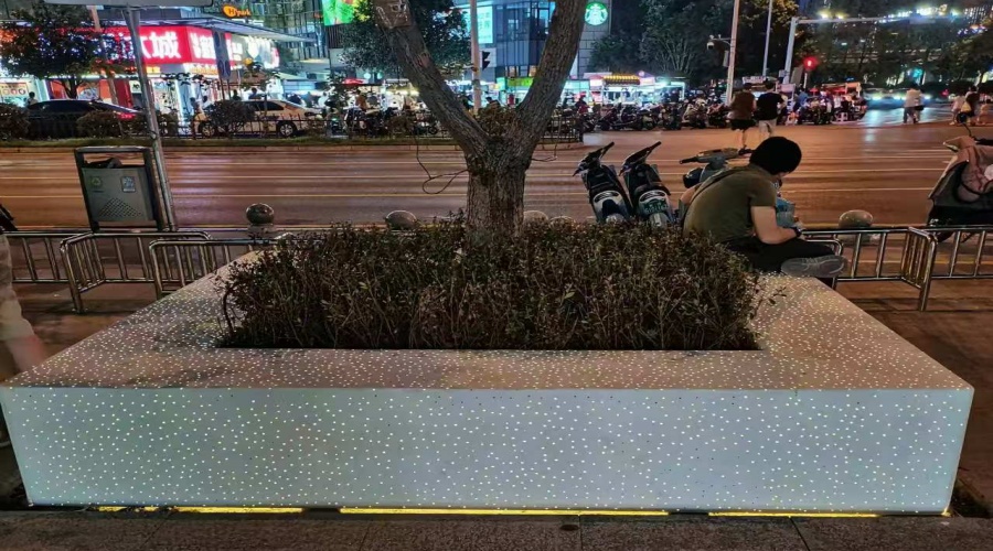 湖南長沙GRC透光坐凳