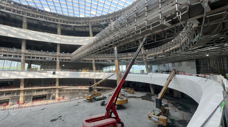 西安長安云GRG中庭攔河 西安長安云GRG中庭攔河