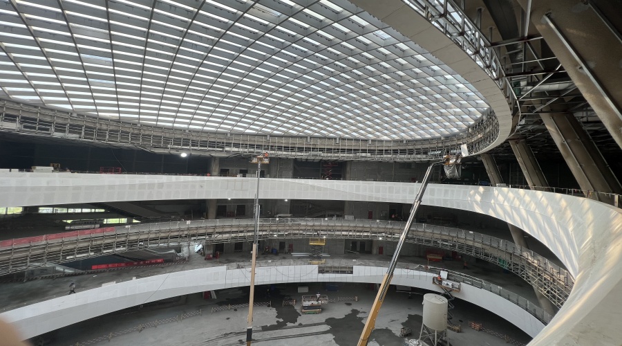 西安長安云GRG中庭攔河 西安長安云GRG中庭攔河