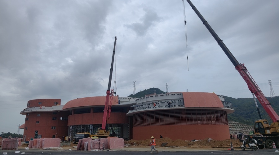 深圳陶河服務(wù)區(qū)GRC幕墻板 深圳陶河服務(wù)區(qū)GRC幕墻板