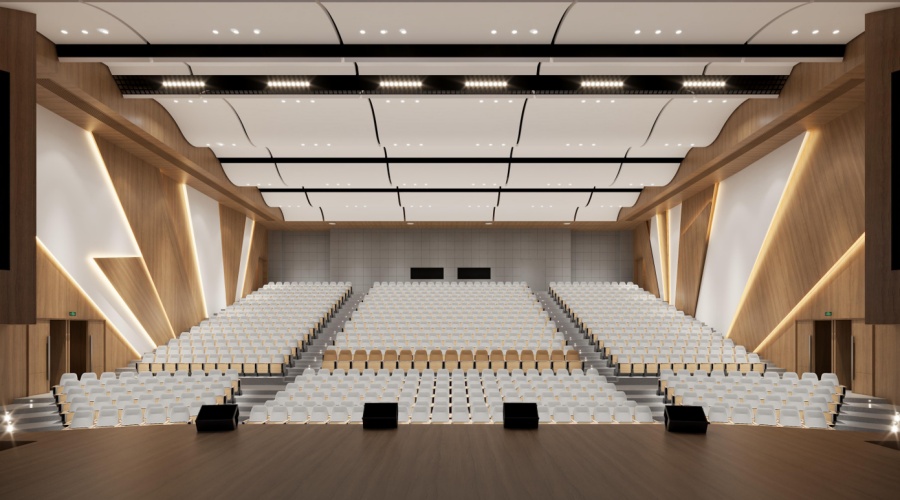 重慶養和教育報告廳GRG吊頂工程 重慶養和教育報告廳GRG吊頂工程