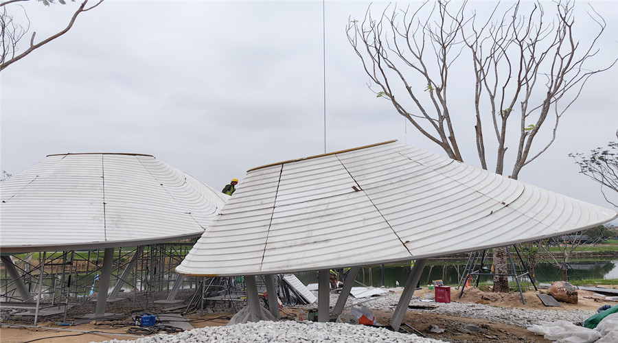 UHPC傘棚造型 UHPC傘棚造型