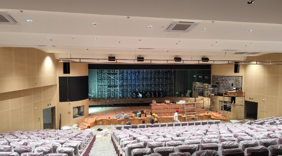 廣州黃埔會(huì)元中學(xué)GRG報(bào)告廳造型 廣州黃埔會(huì)元中學(xué)GRG報(bào)告廳造型