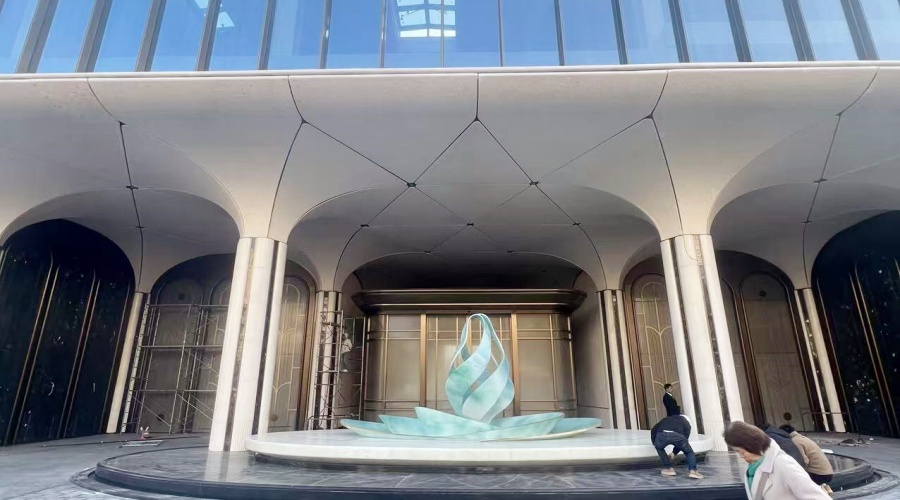 福建紫陽(yáng)隱翠公館UHPC門(mén)頭柱子造型工程 福建紫陽(yáng)隱翠公館UHPC門(mén)頭柱子造型工程