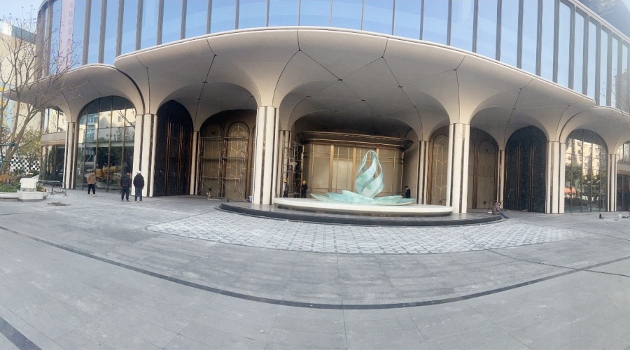 福建紫陽(yáng)隱翠公館UHPC門(mén)頭柱子造型工程 福建紫陽(yáng)隱翠公館UHPC門(mén)頭柱子造型工程