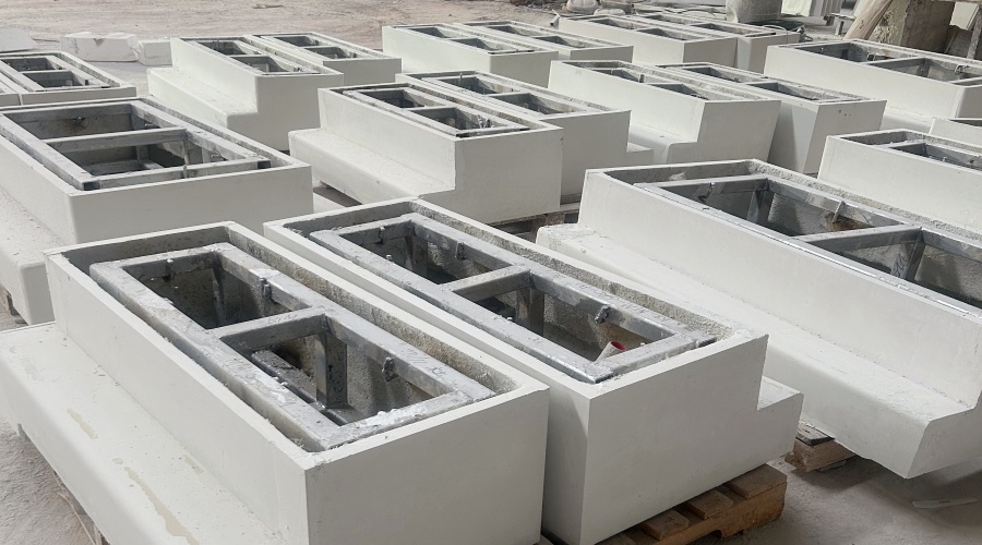 茂名那霍服務區(qū)GRC坐凳底座 茂名那霍服務區(qū)GRC坐凳底座